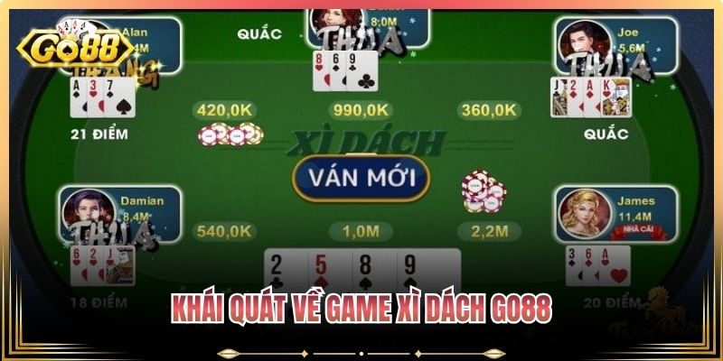 Khái quát về game Xì Dách Go88
